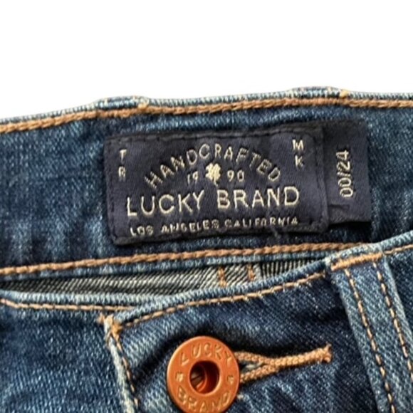 Lucky Brand Elephant Embroidered Jean Shorts - Picture 2 of 4